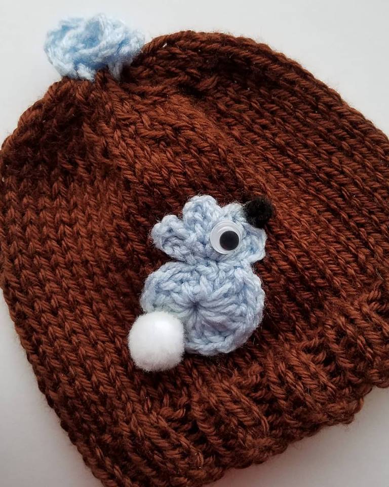 bunny hat brown