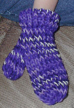 loomed mitt